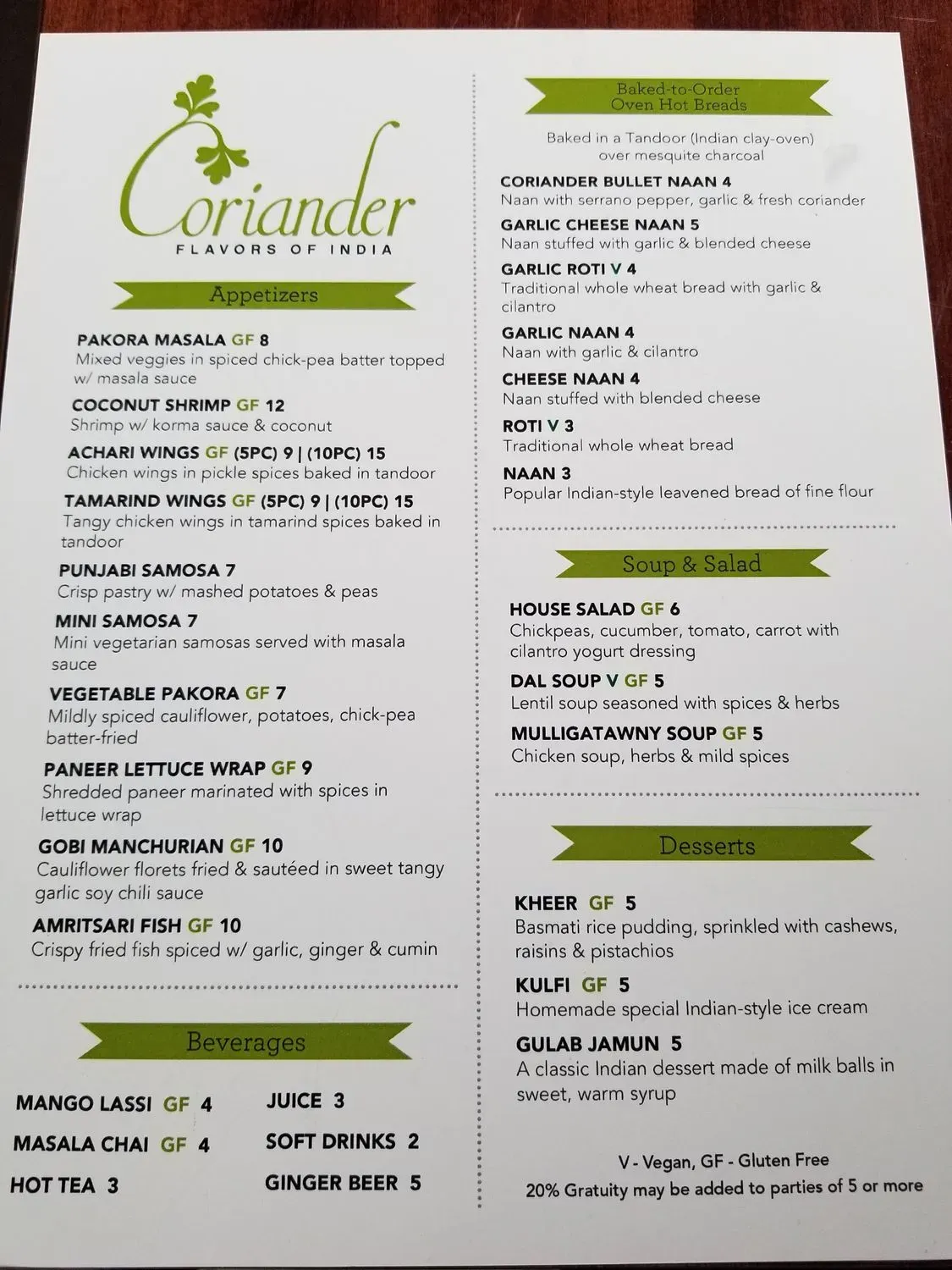 Menu 2