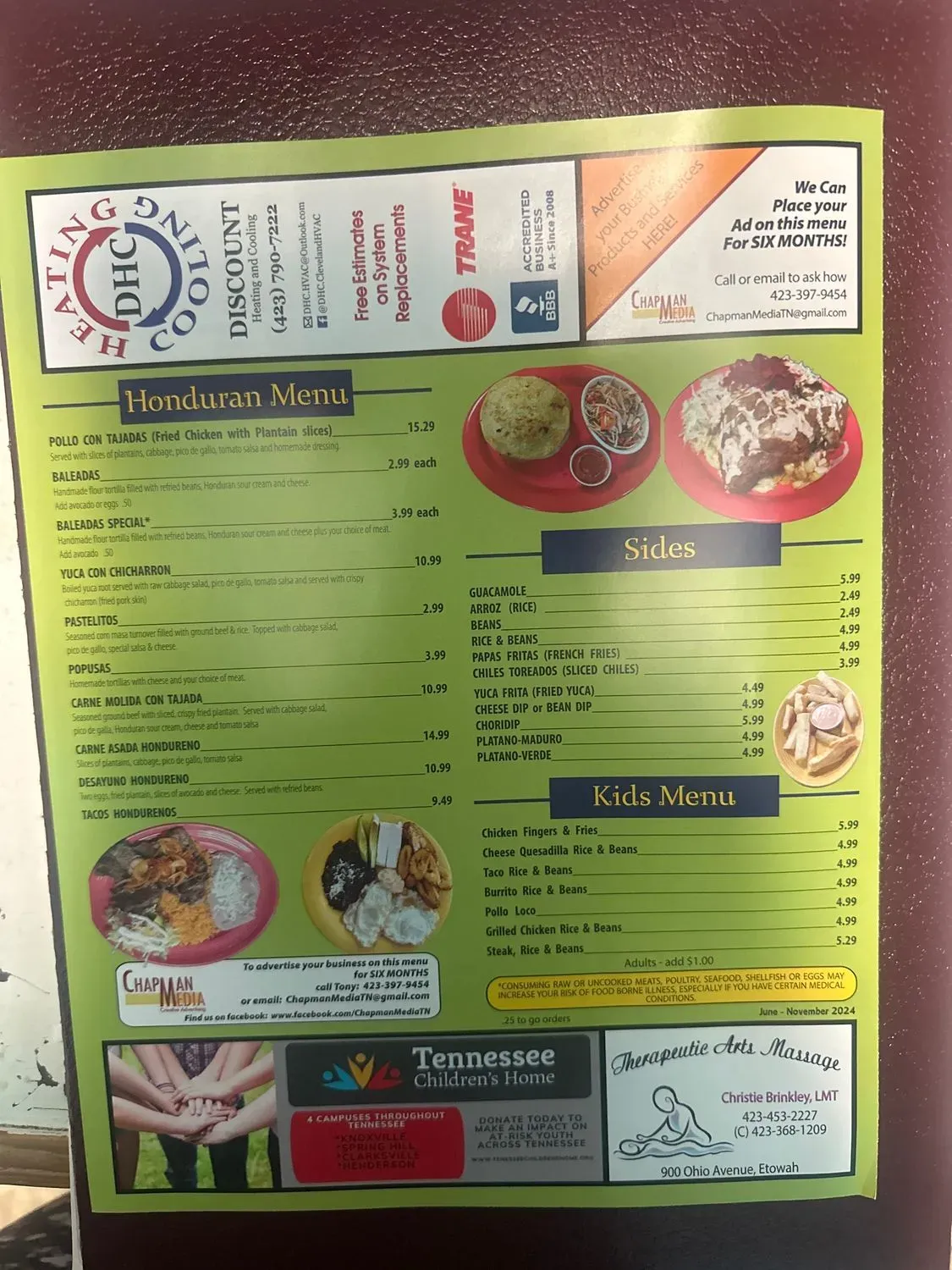 Menu 2