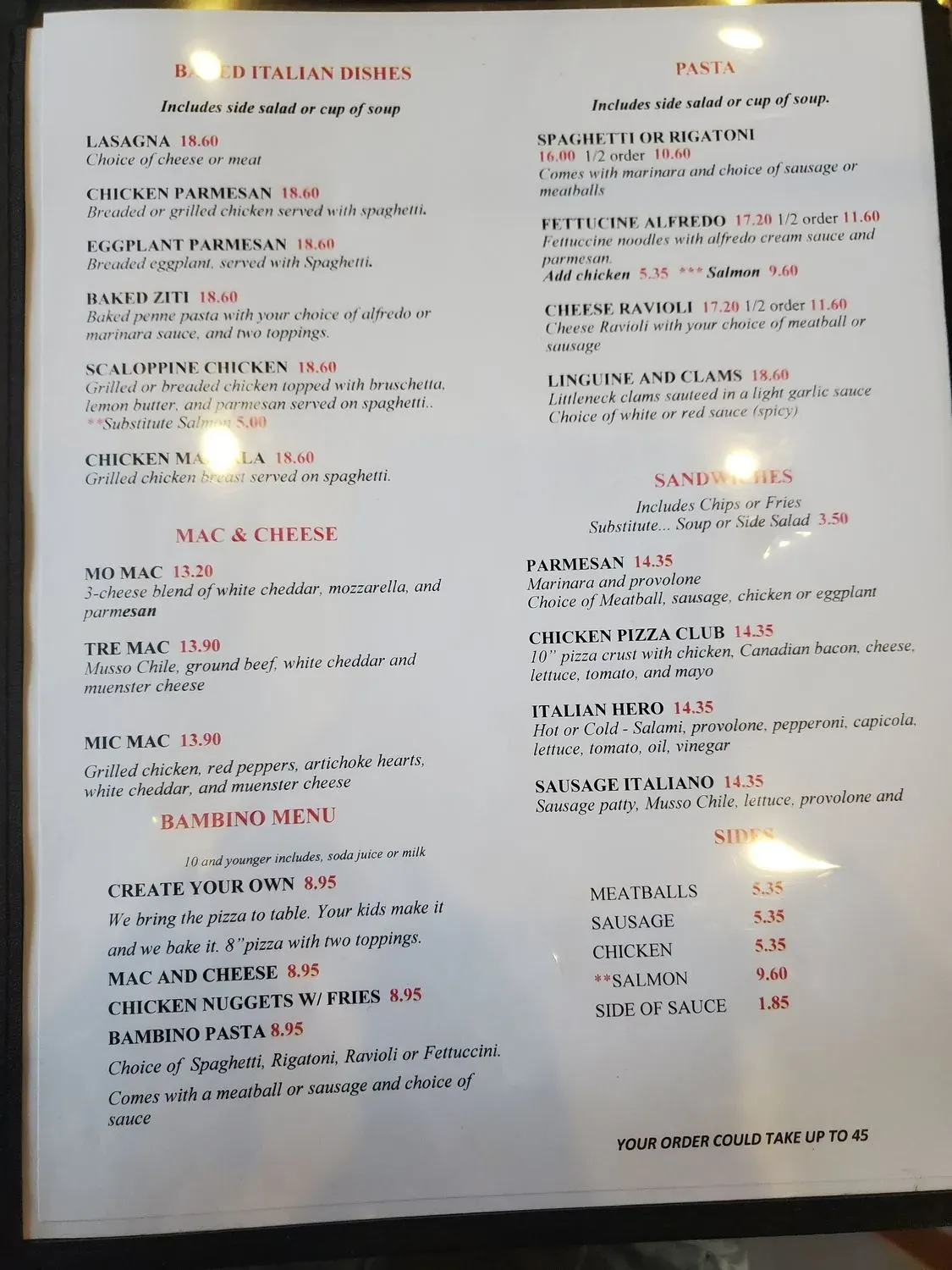 Menu 4