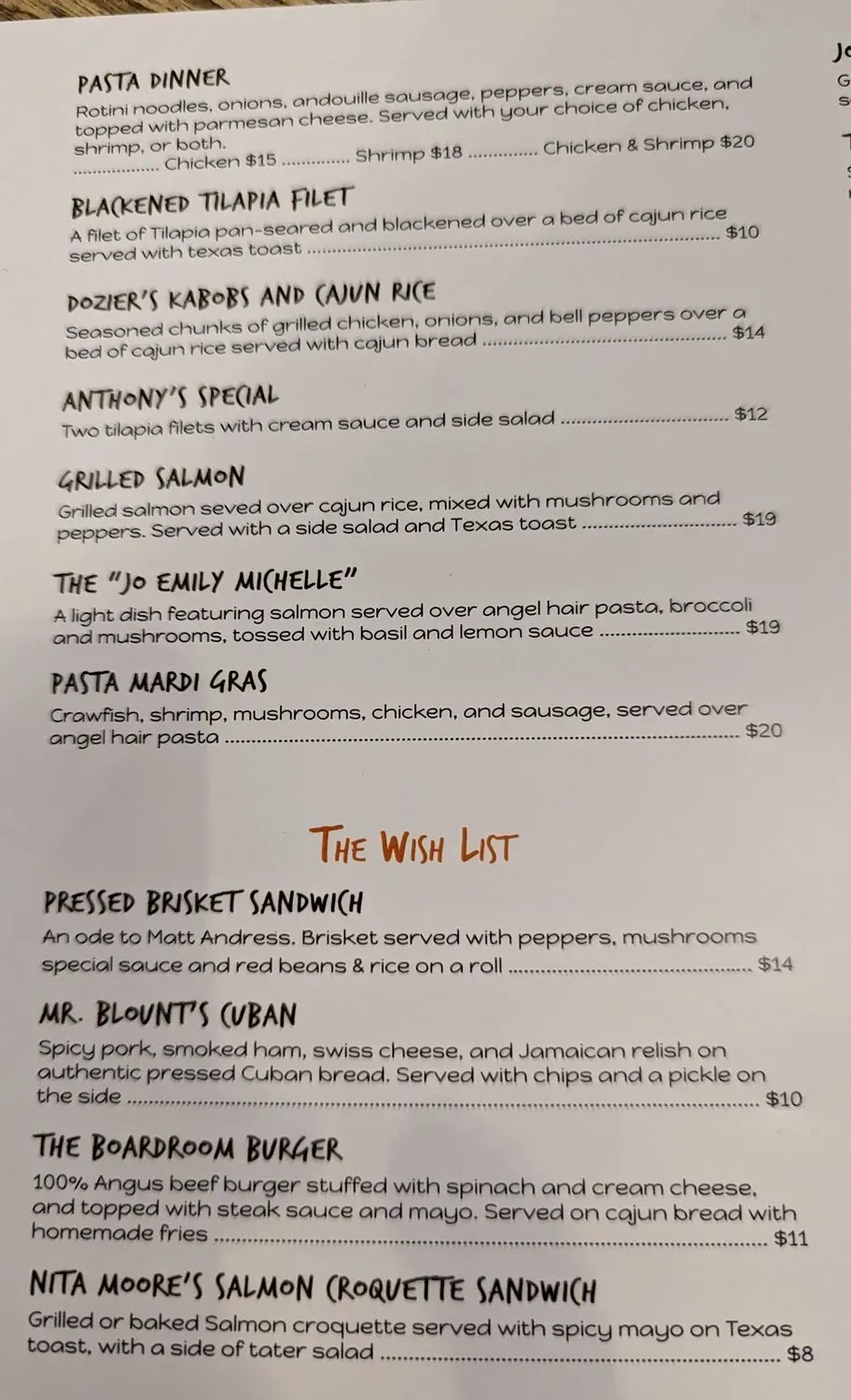 Menu 2