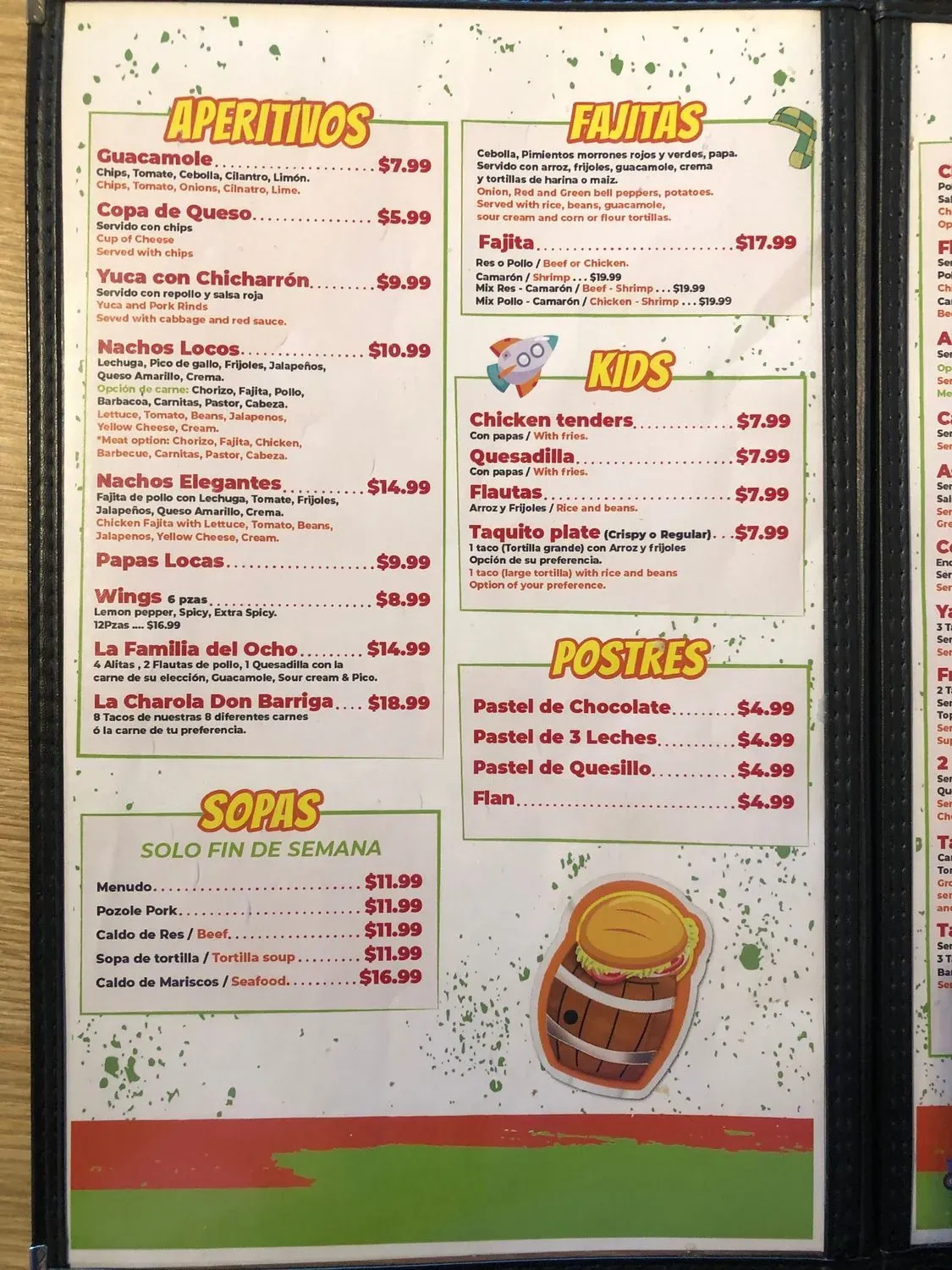 Menu 3