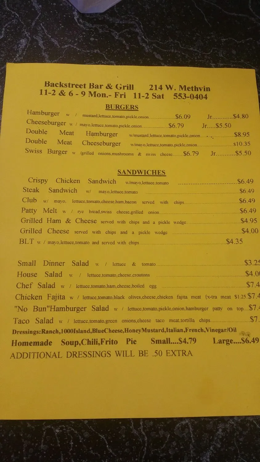 Menu 3