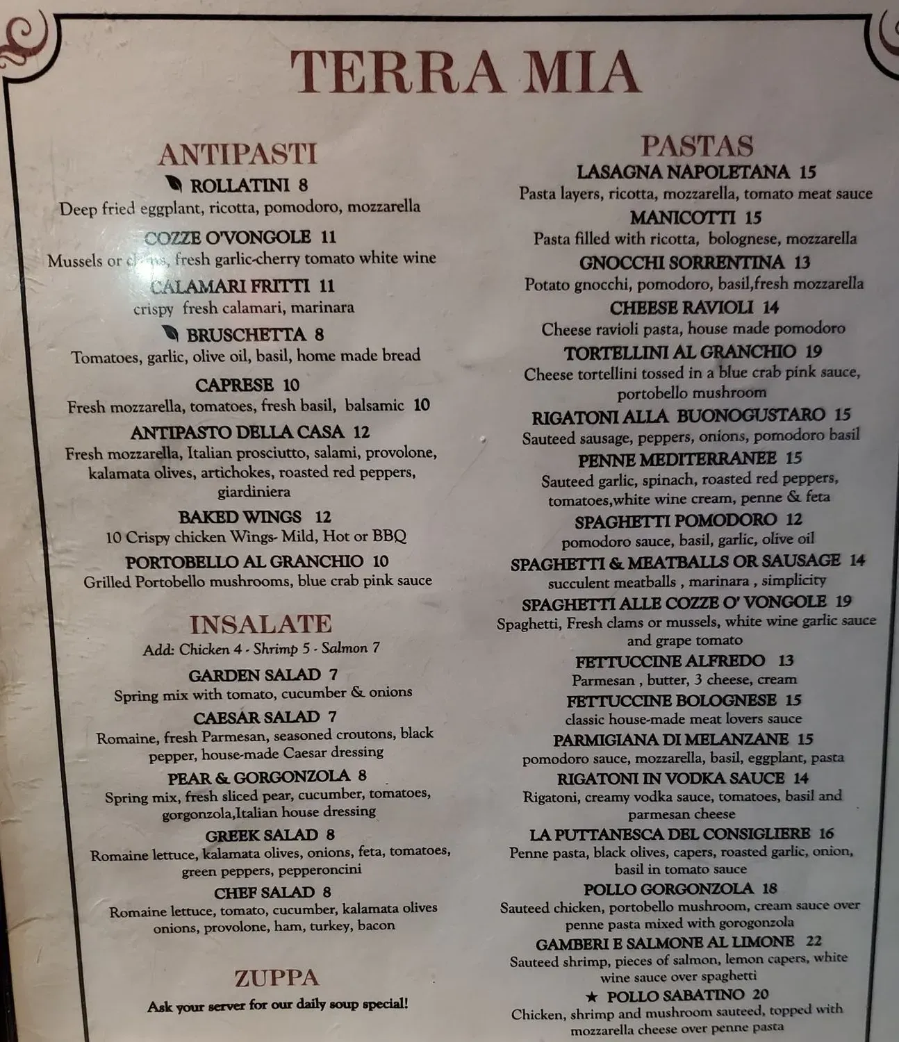 Menu 2