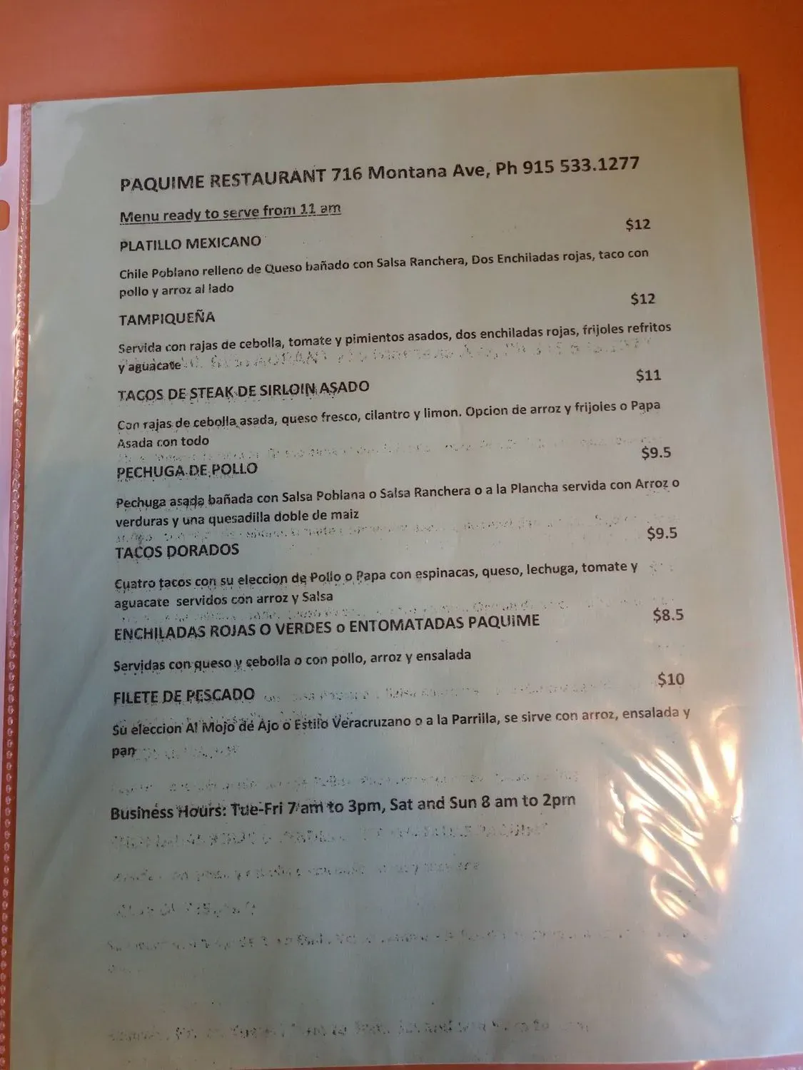 Menu 2