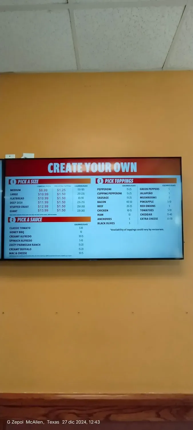 Menu 3