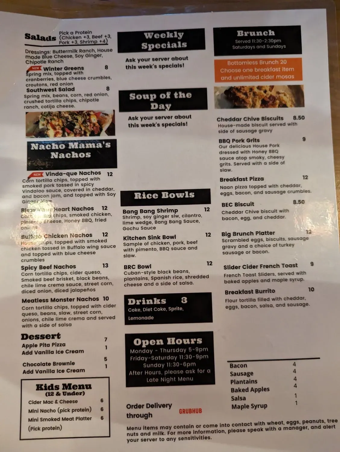 Menu 4