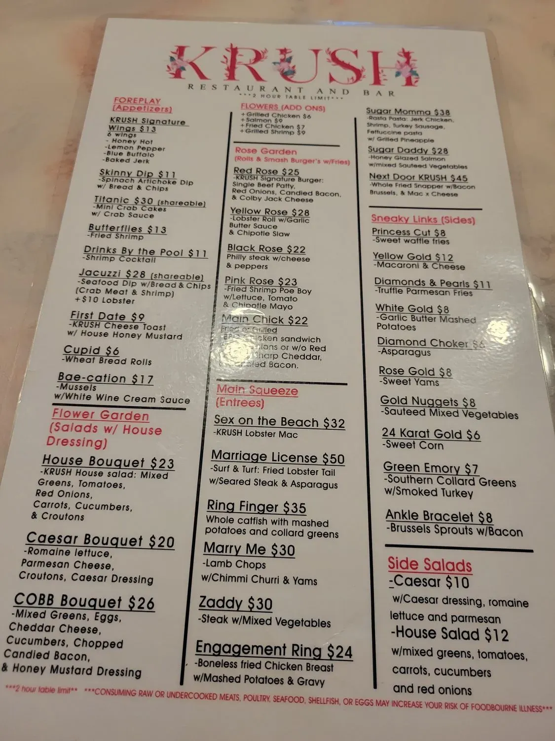 Menu 2