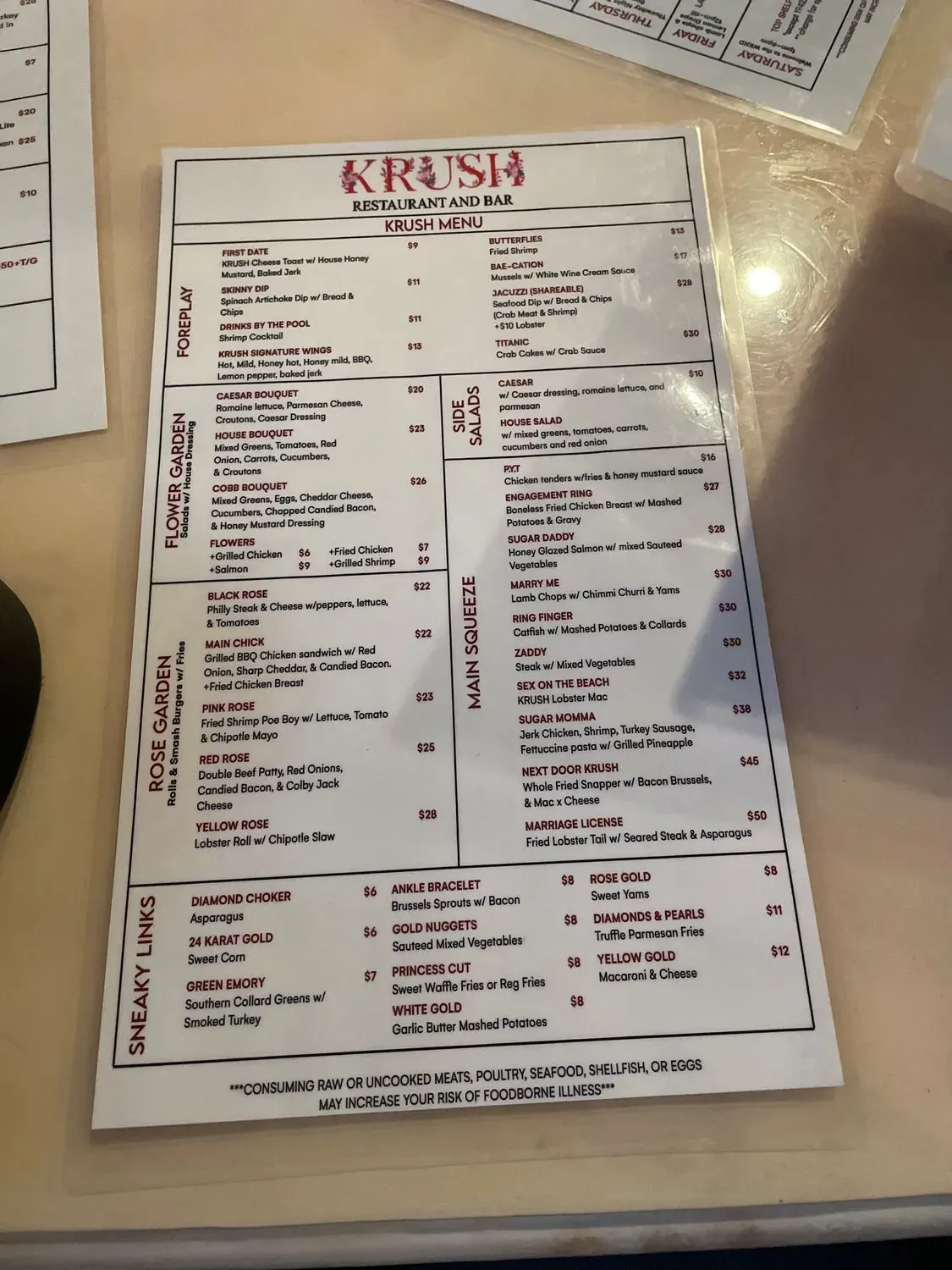 Menu 4