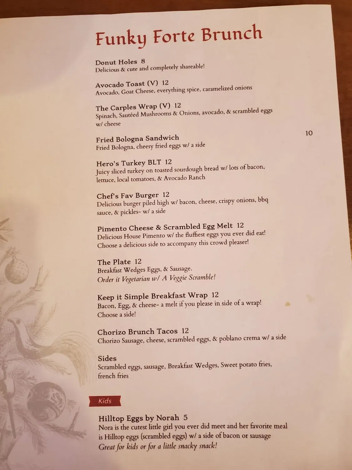 Menu 2