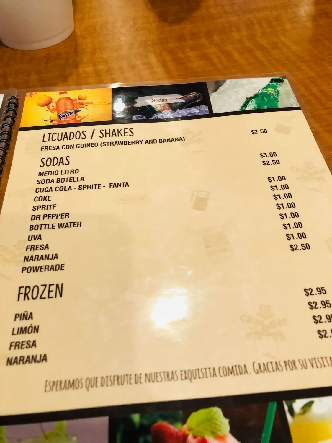 Menu 3