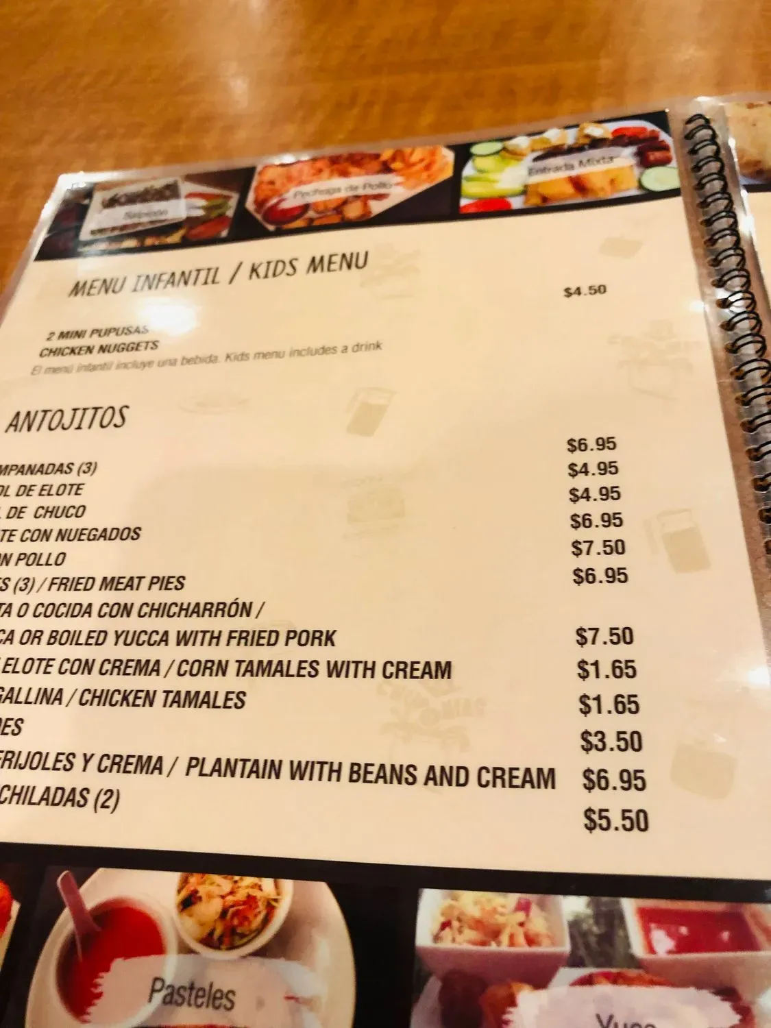 Menu 4