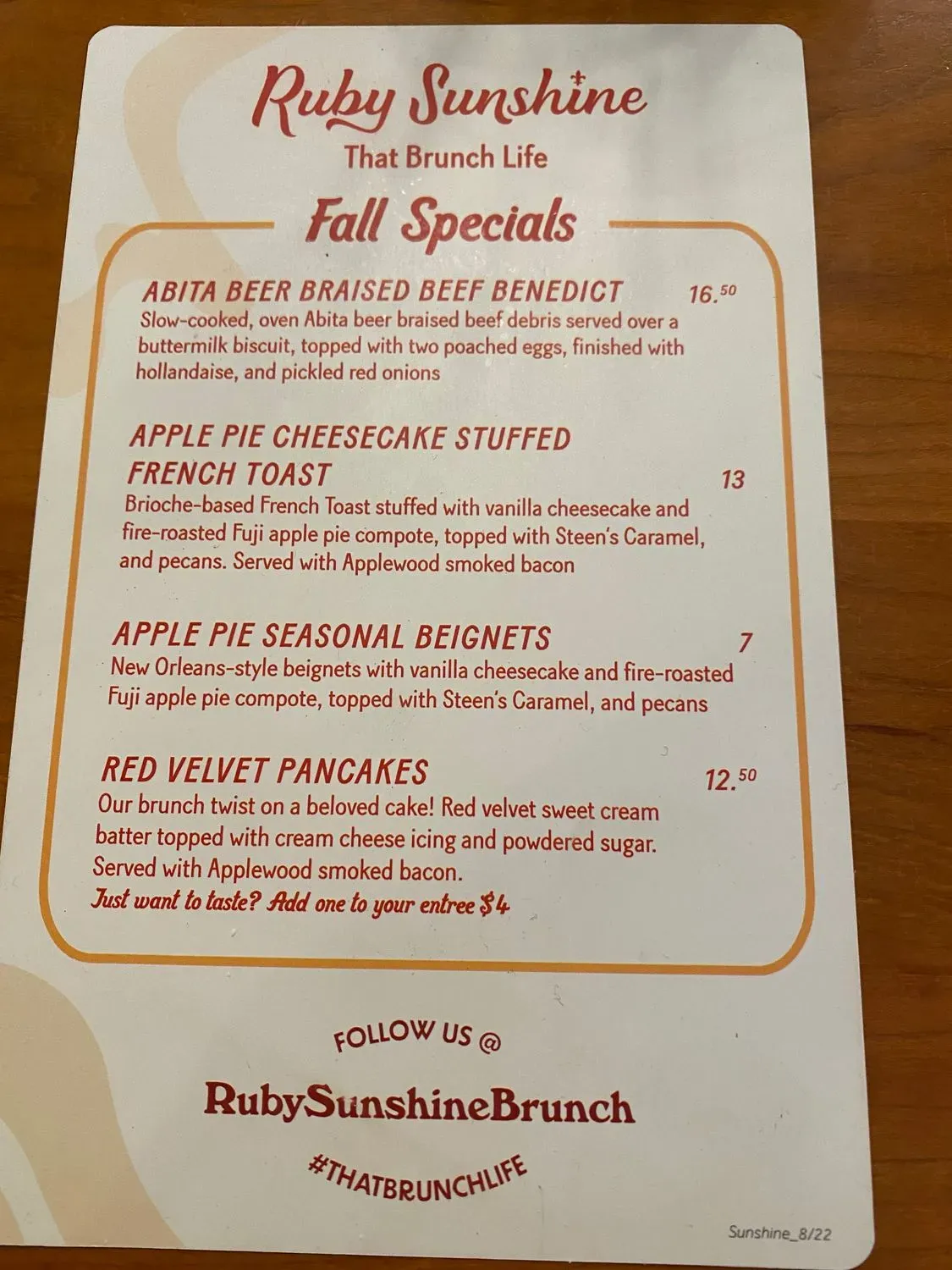 Menu 6