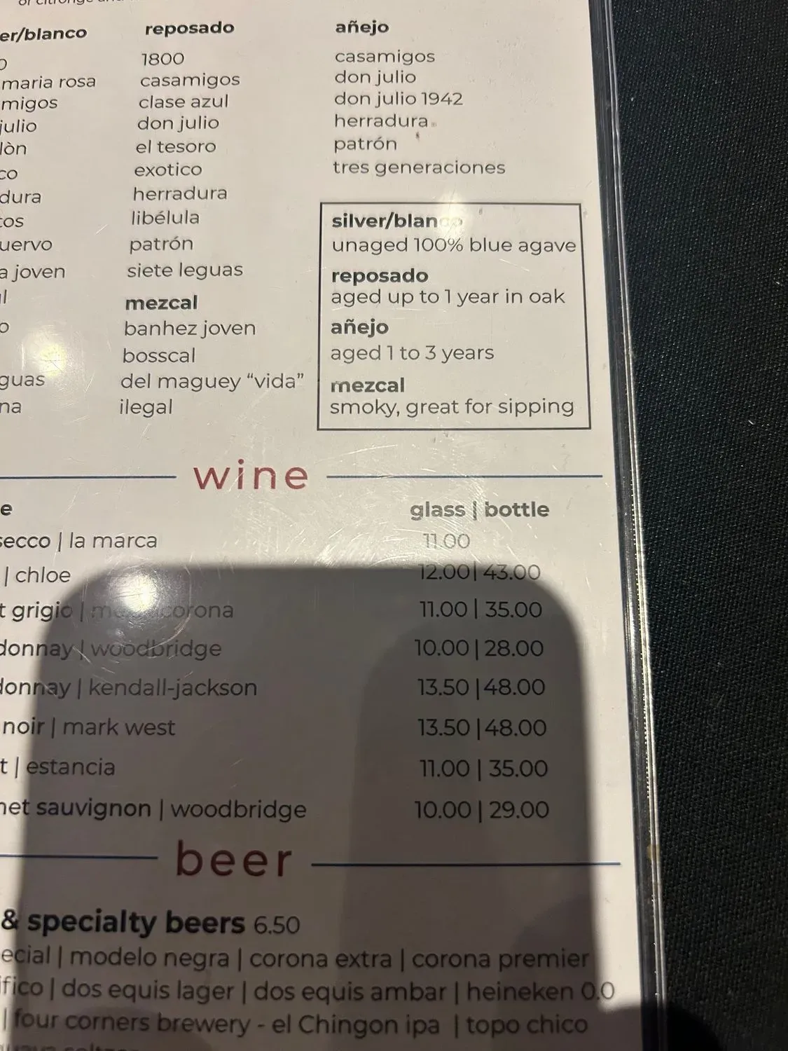 Menu 6