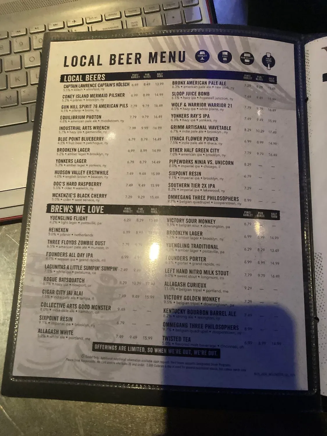 Menu 5