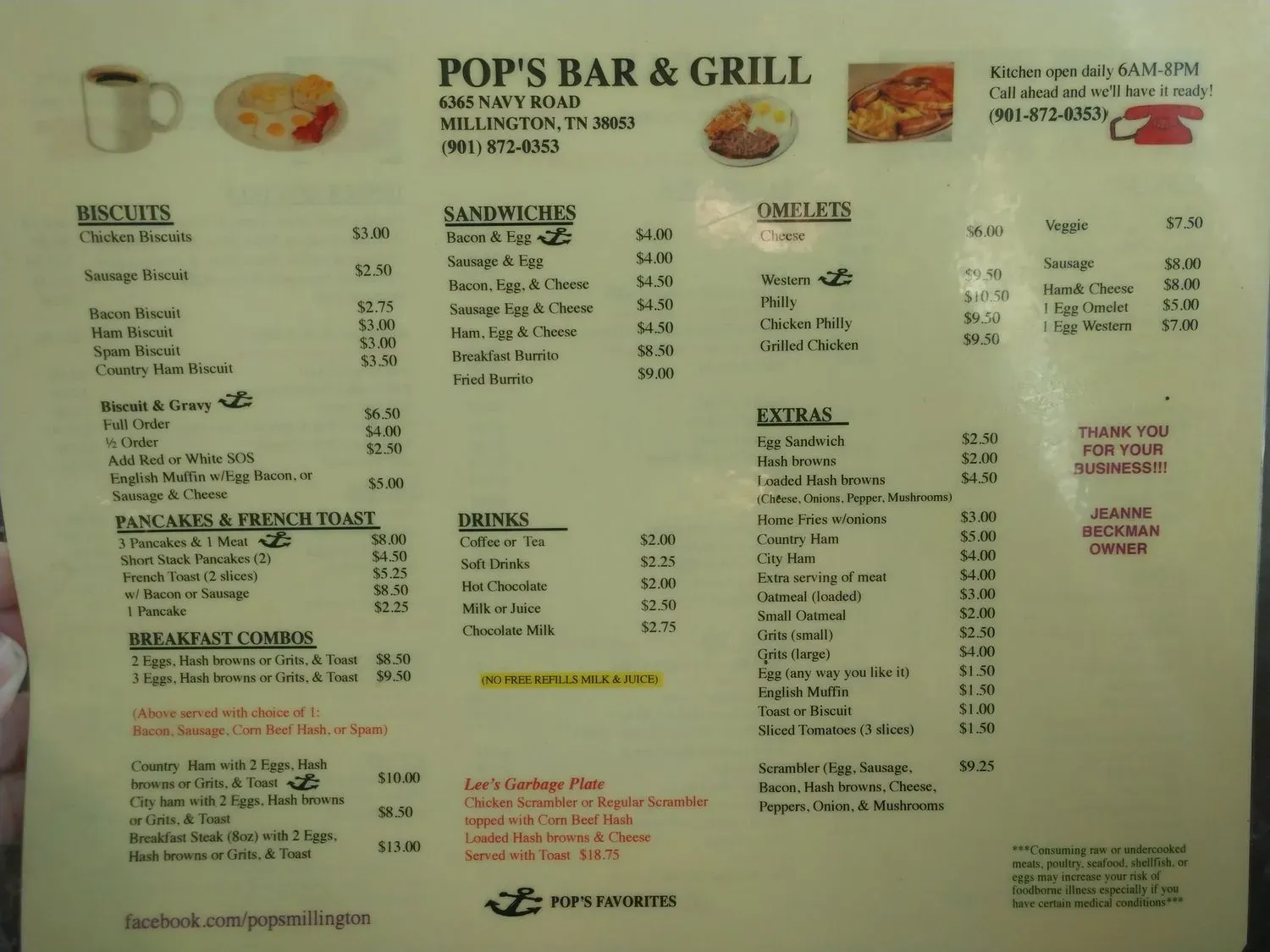 Menu 3