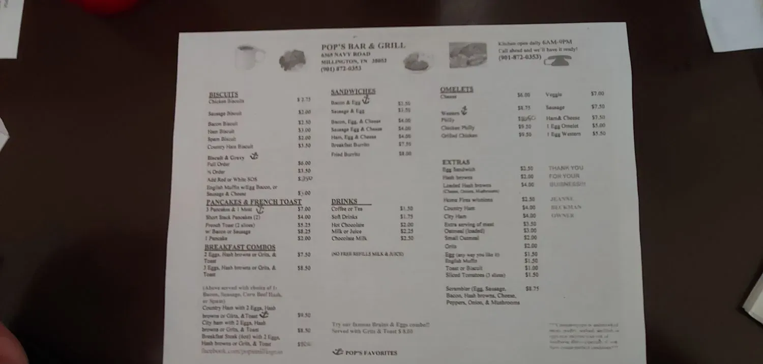 Menu 5