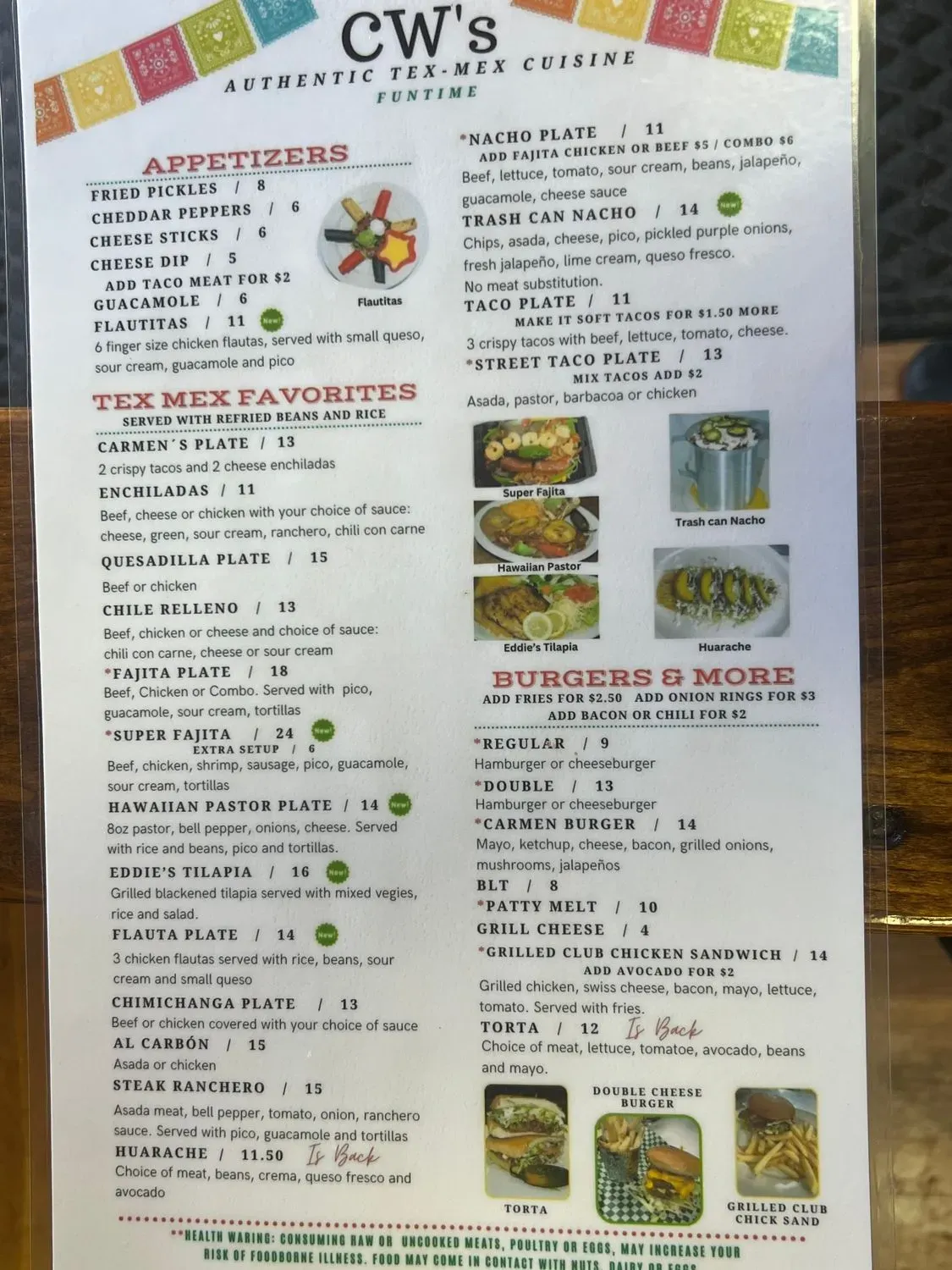 Menu 4