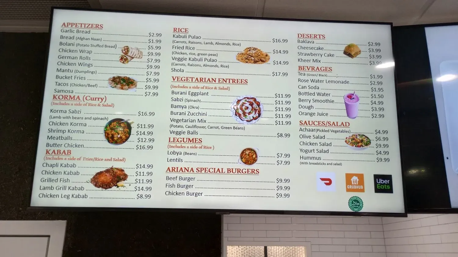 Menu 4