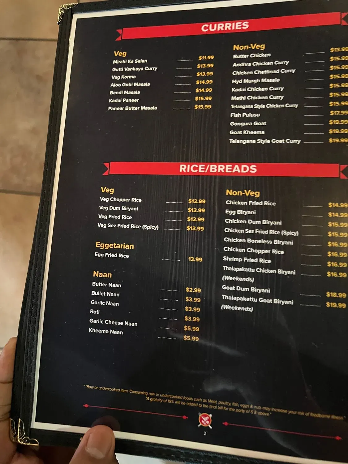 Menu 5