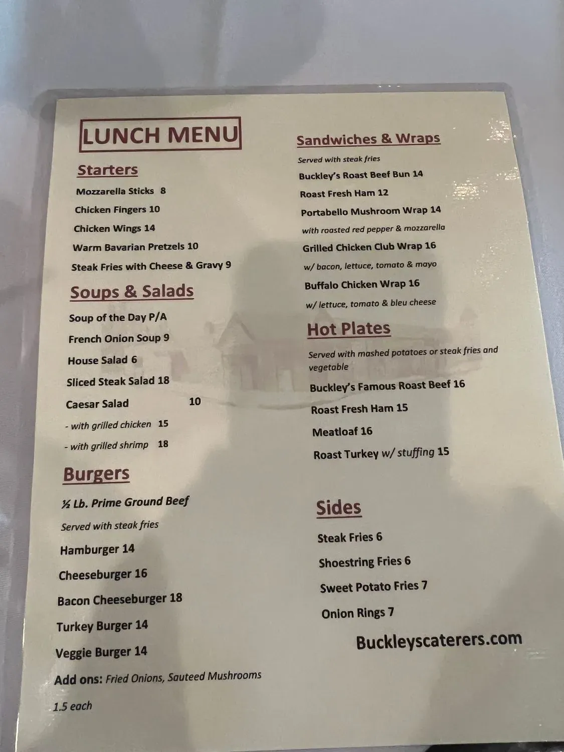 Menu 3