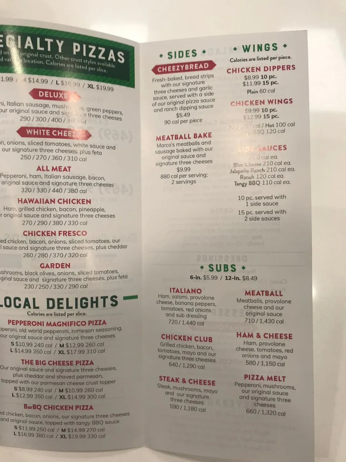 Menu 2