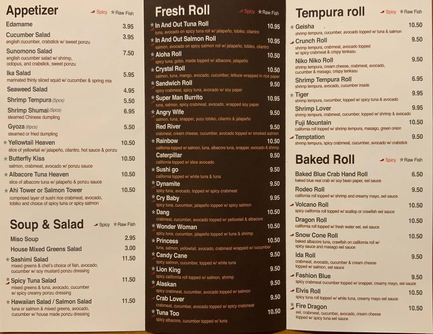 Menu 3