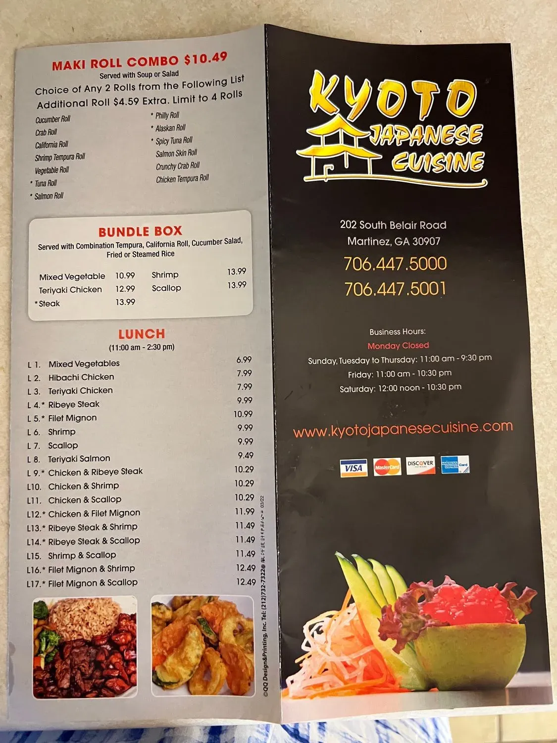 Menu 2