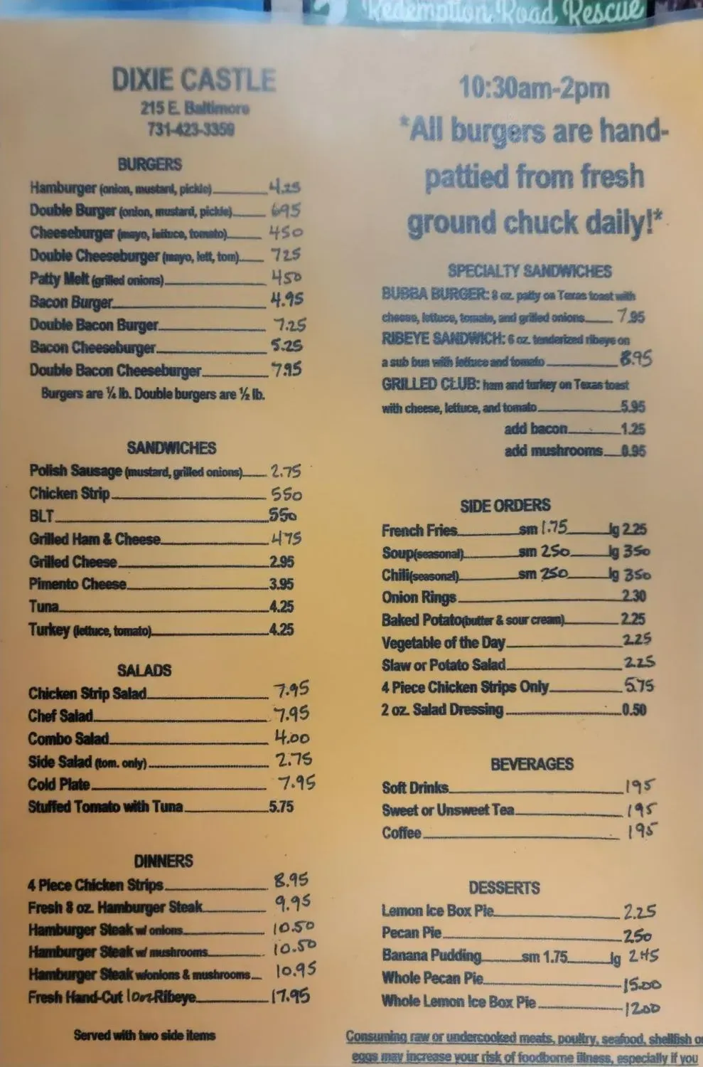 Menu 3