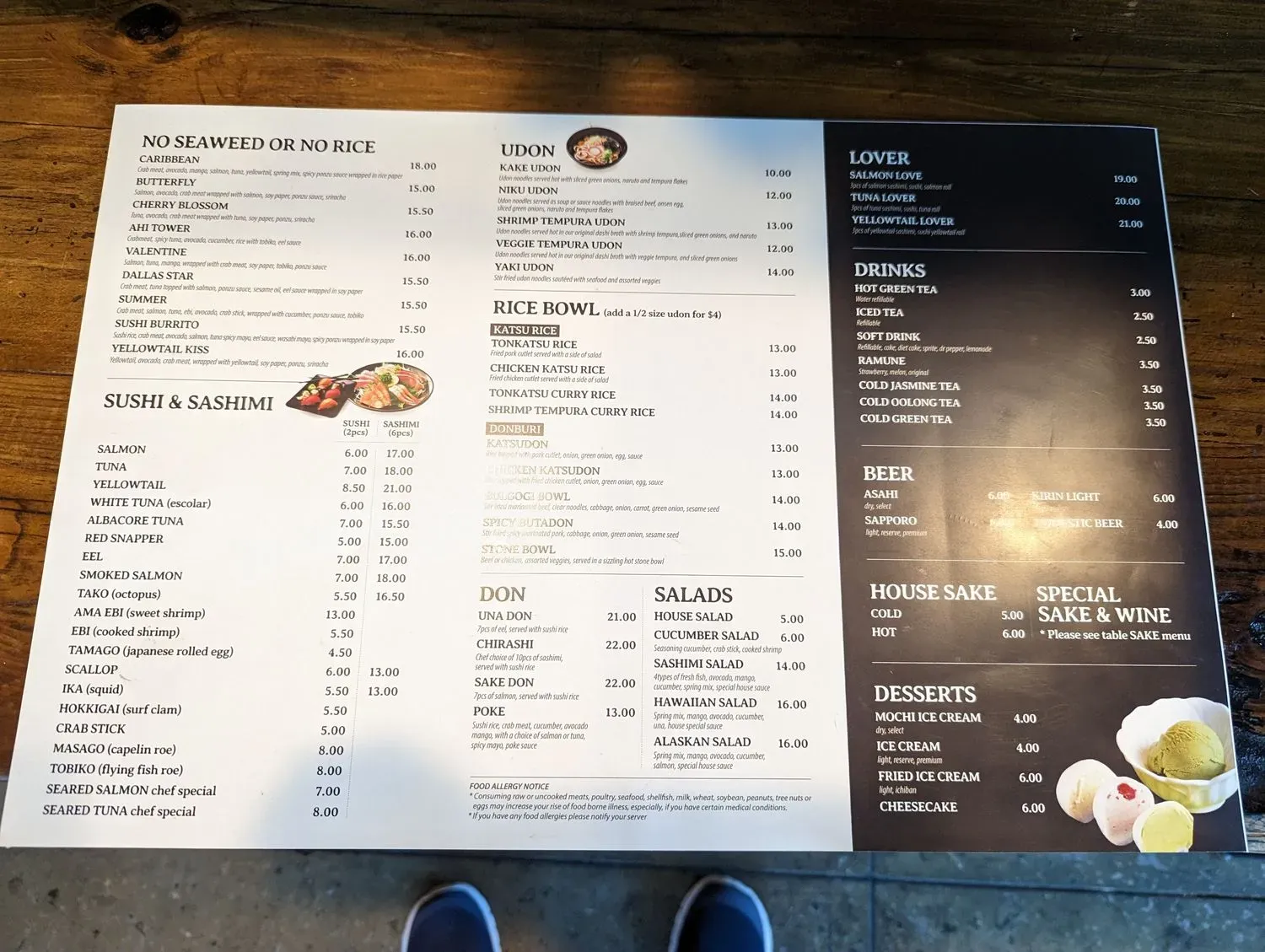 Menu 6