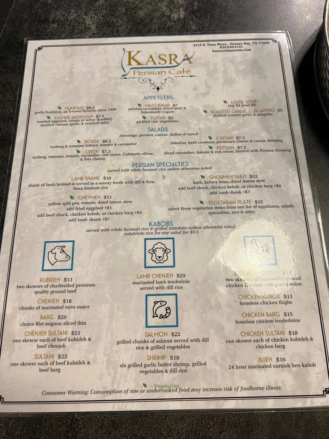 Menu 6