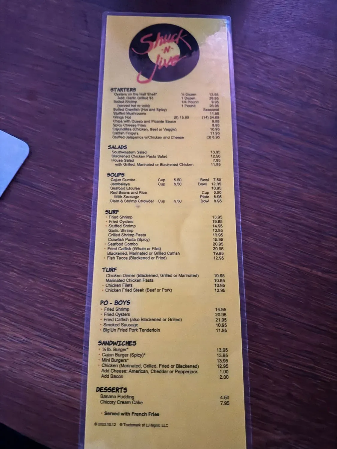 Menu 3