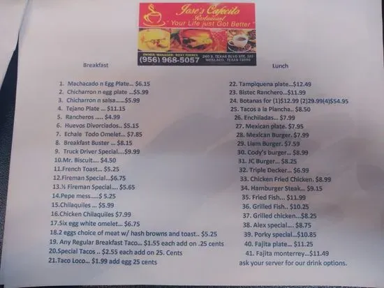 Menu 3