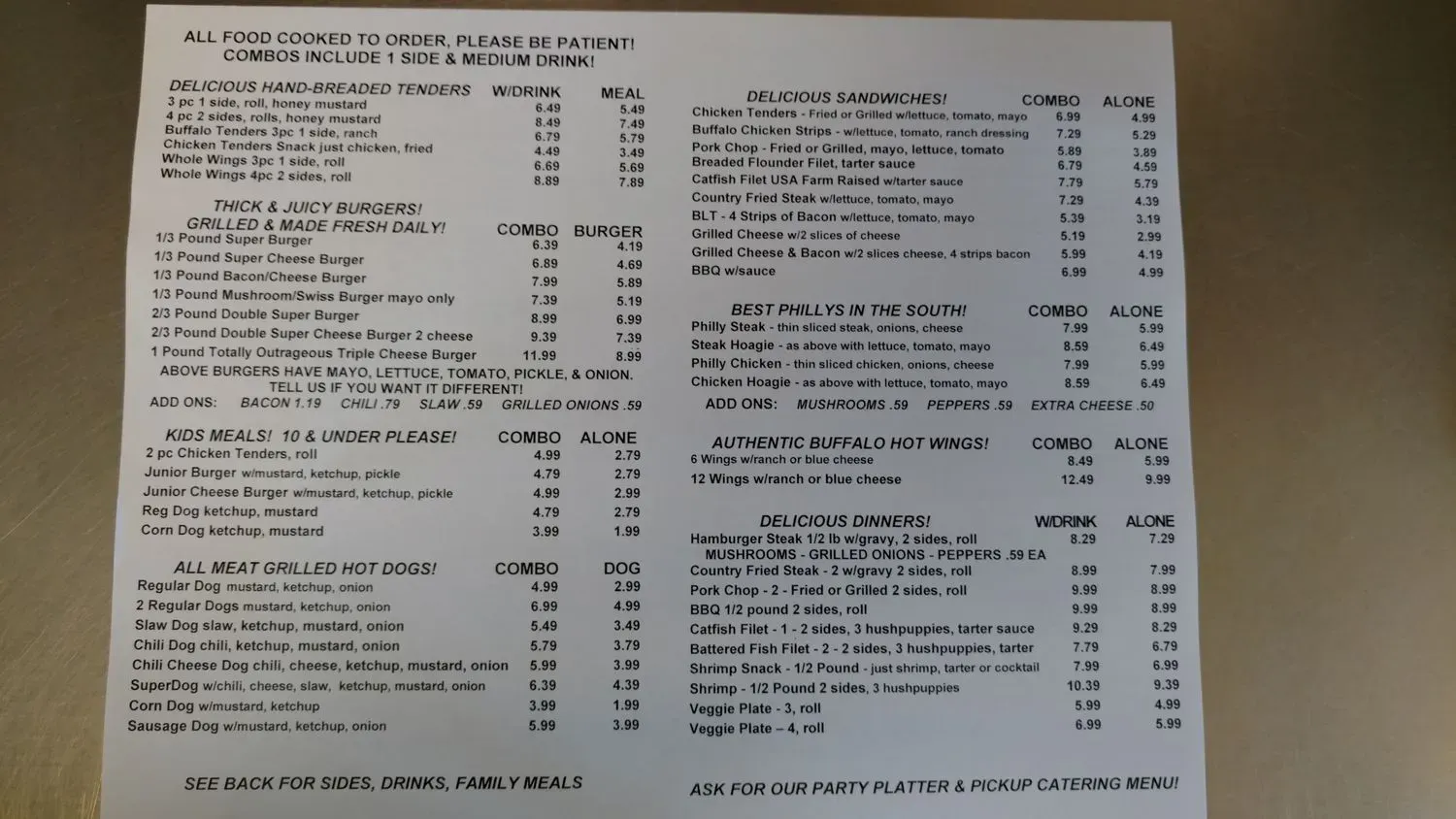 Menu 3