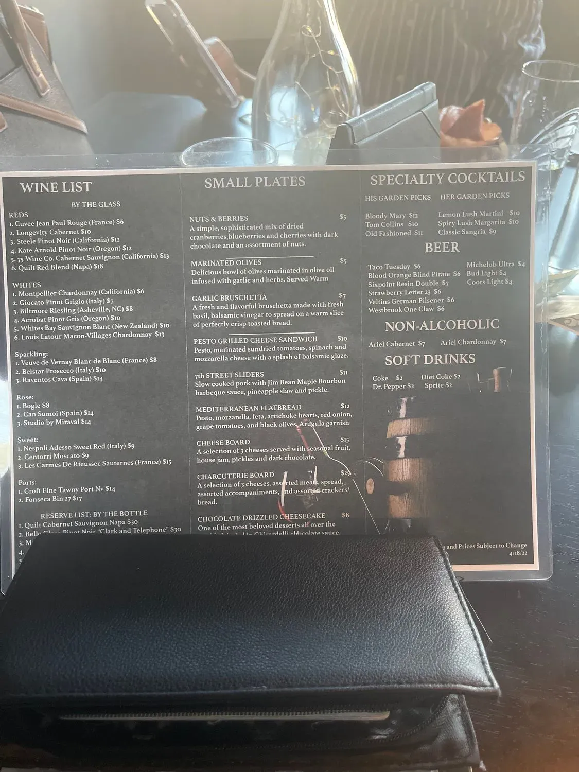 Menu 4