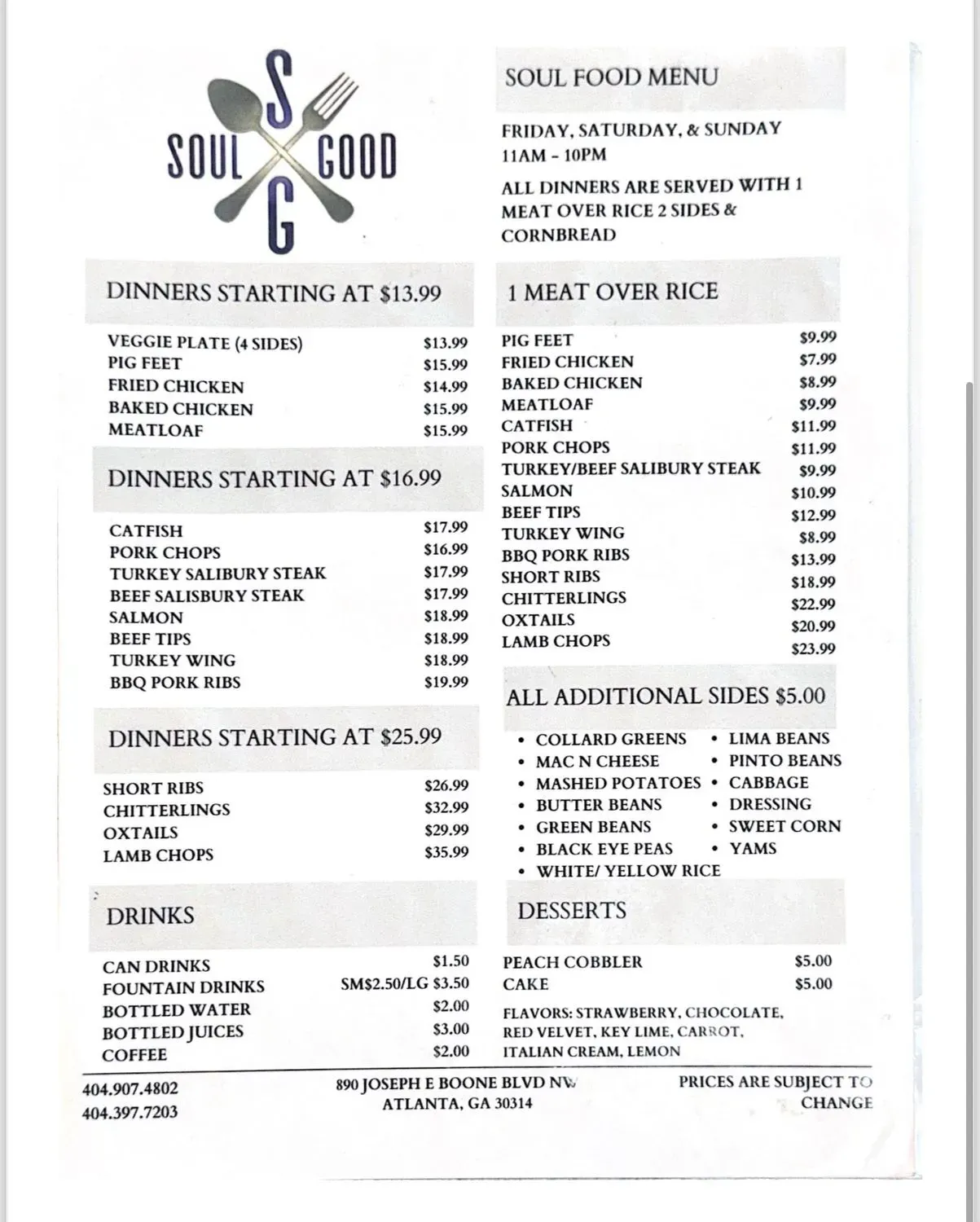 Menu 2