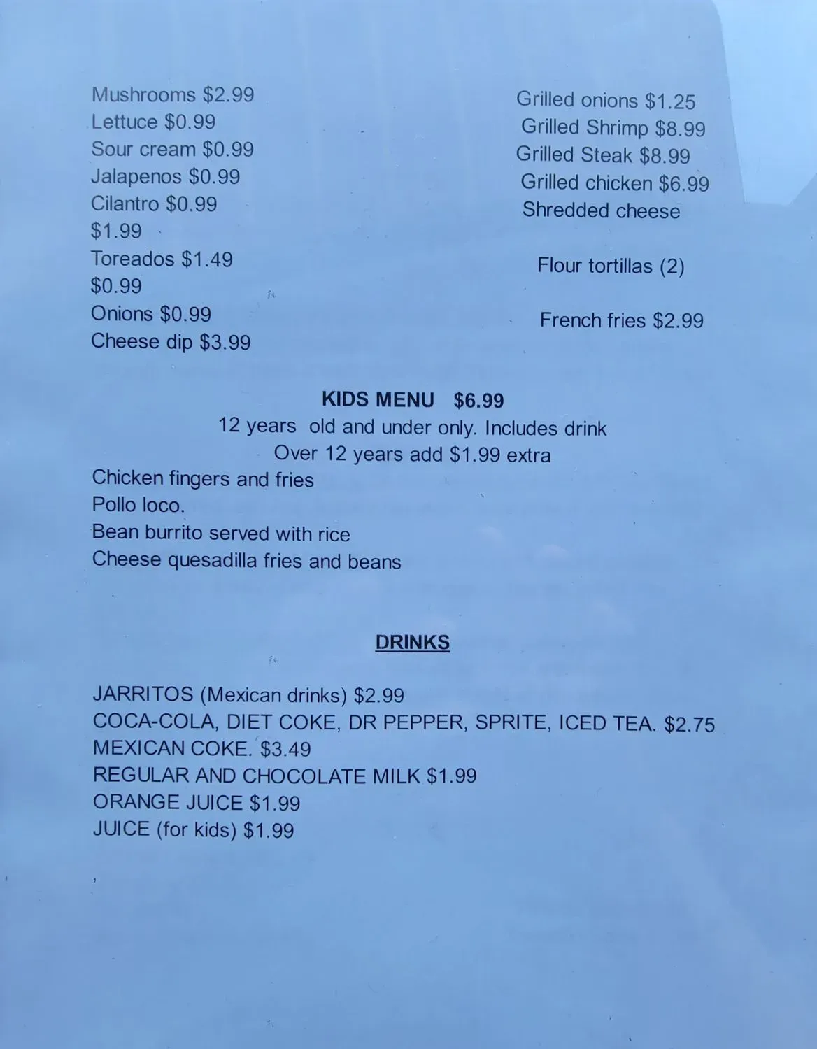 Menu 5