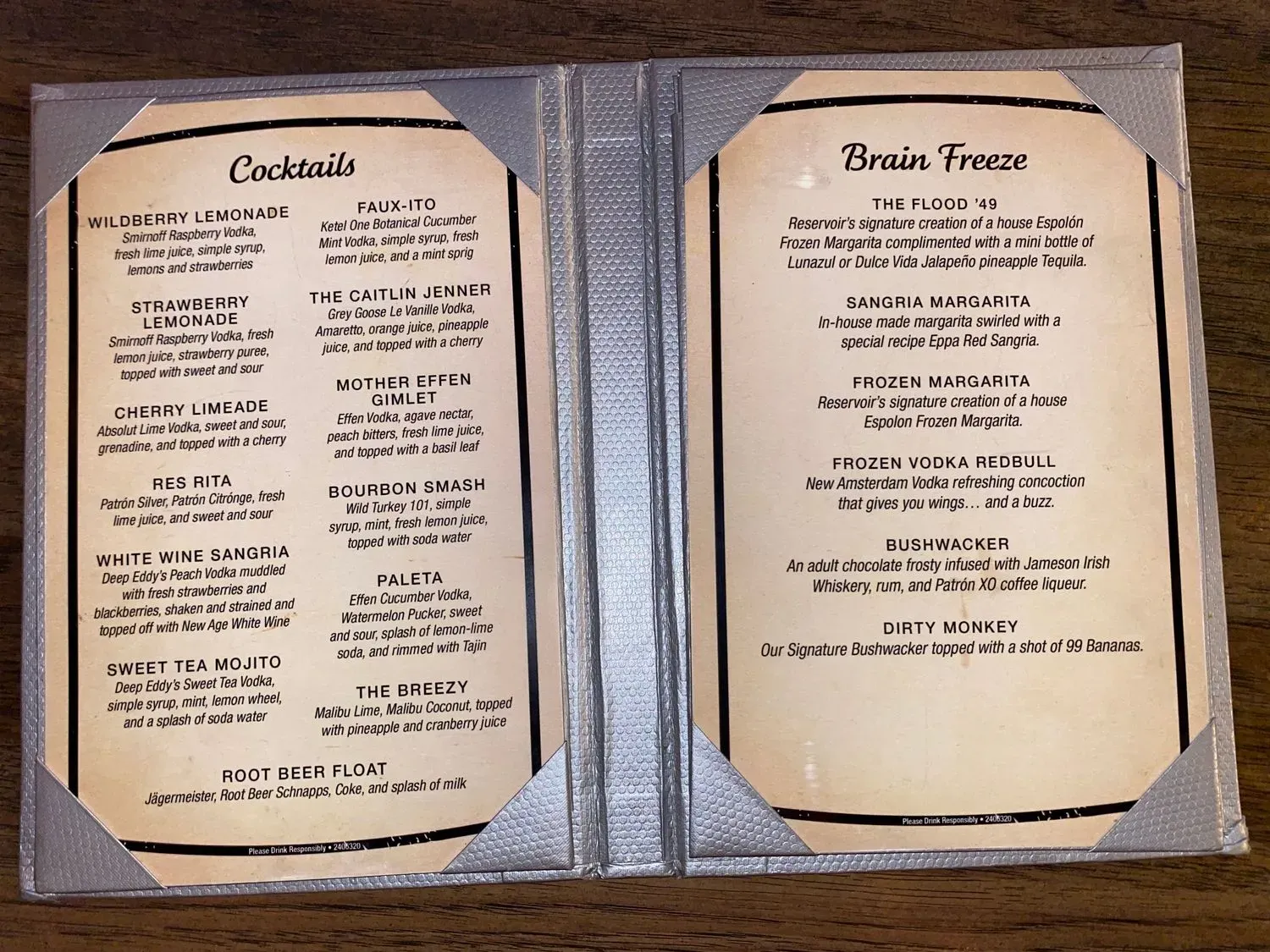 Menu 5