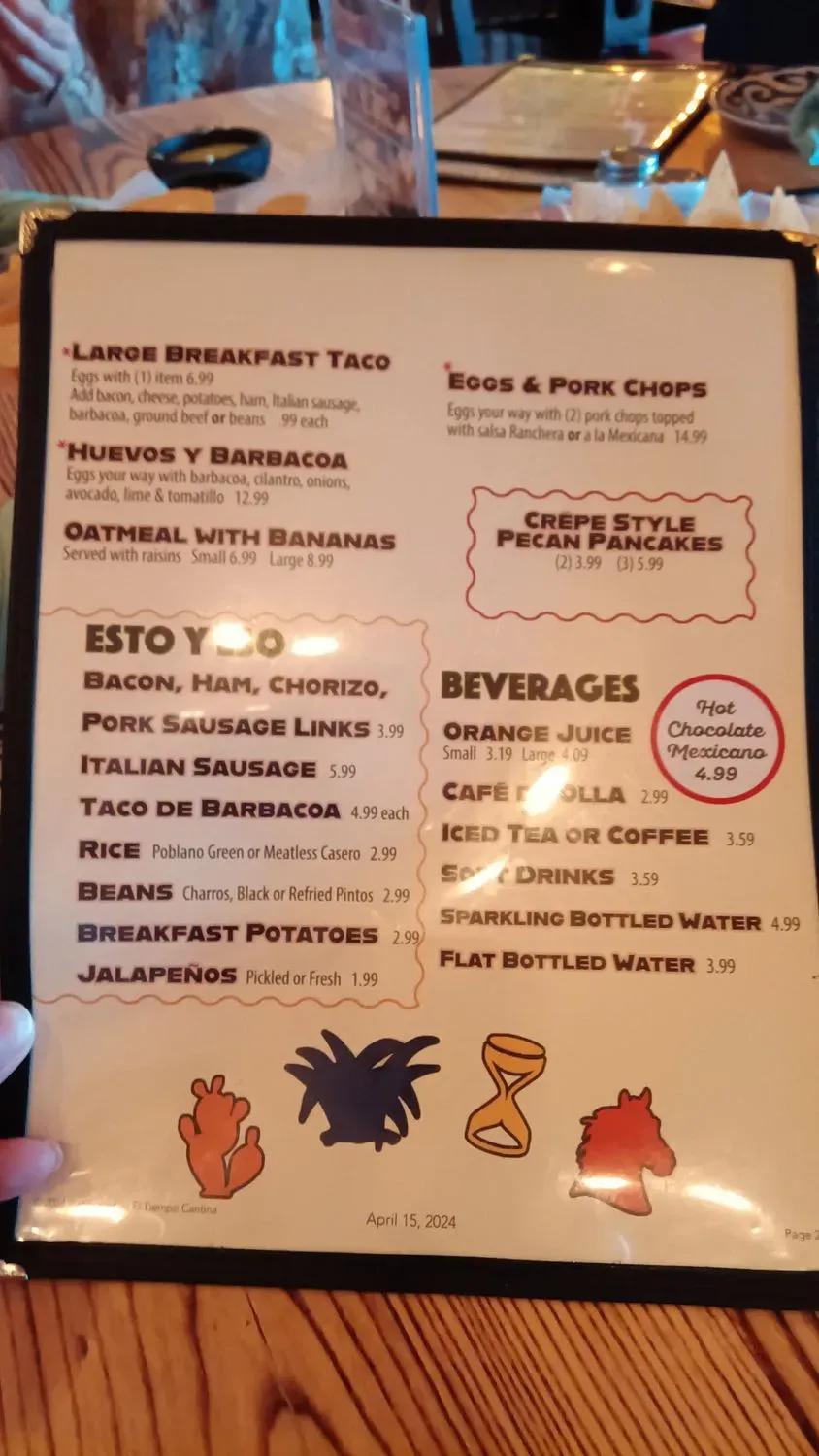 Menu 5