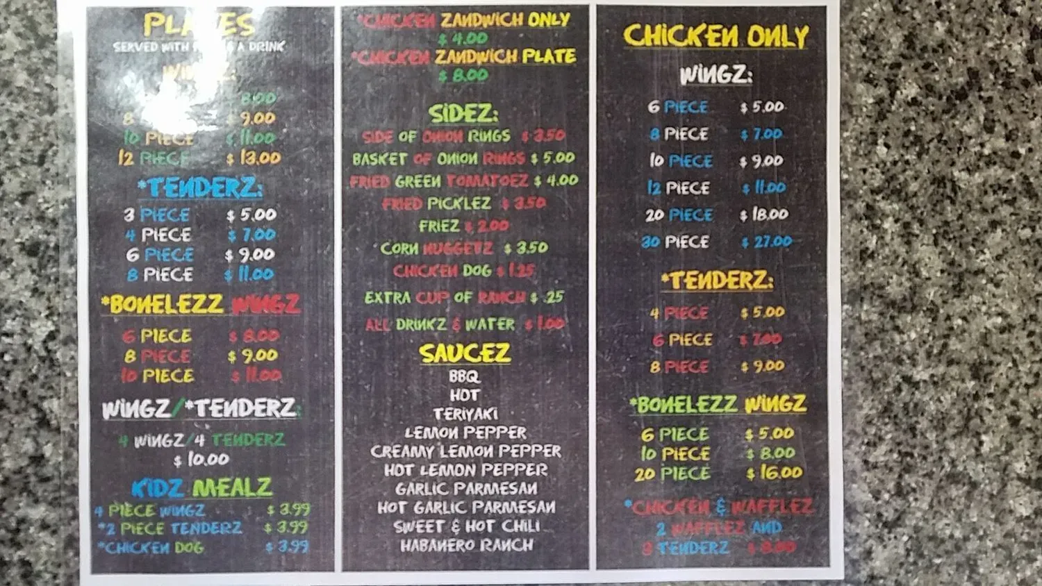 Menu 4