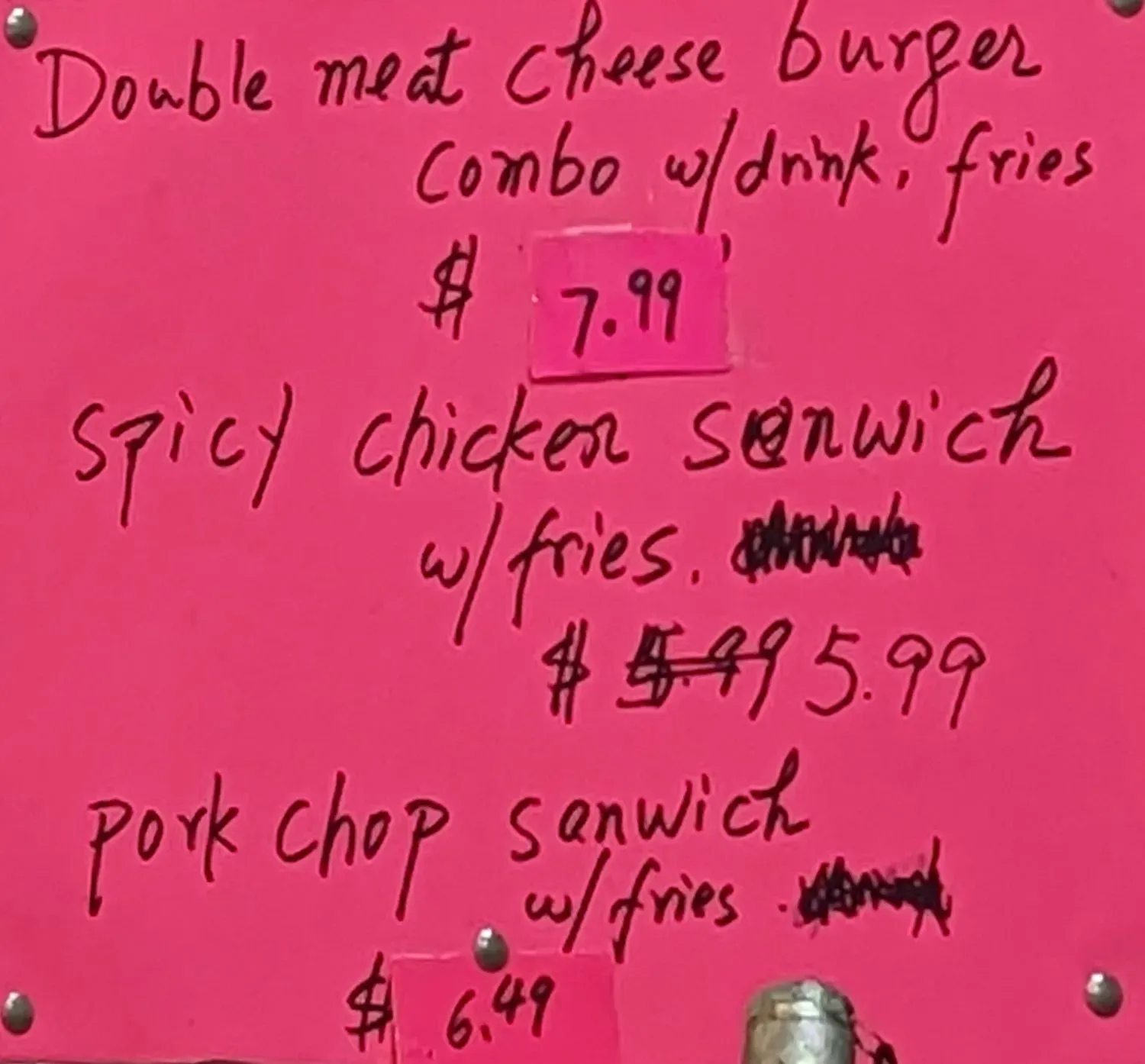 Menu 4