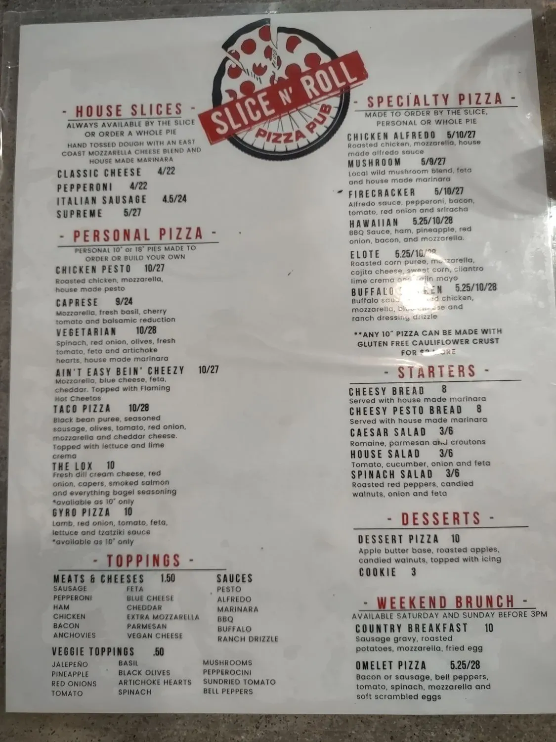Menu 3