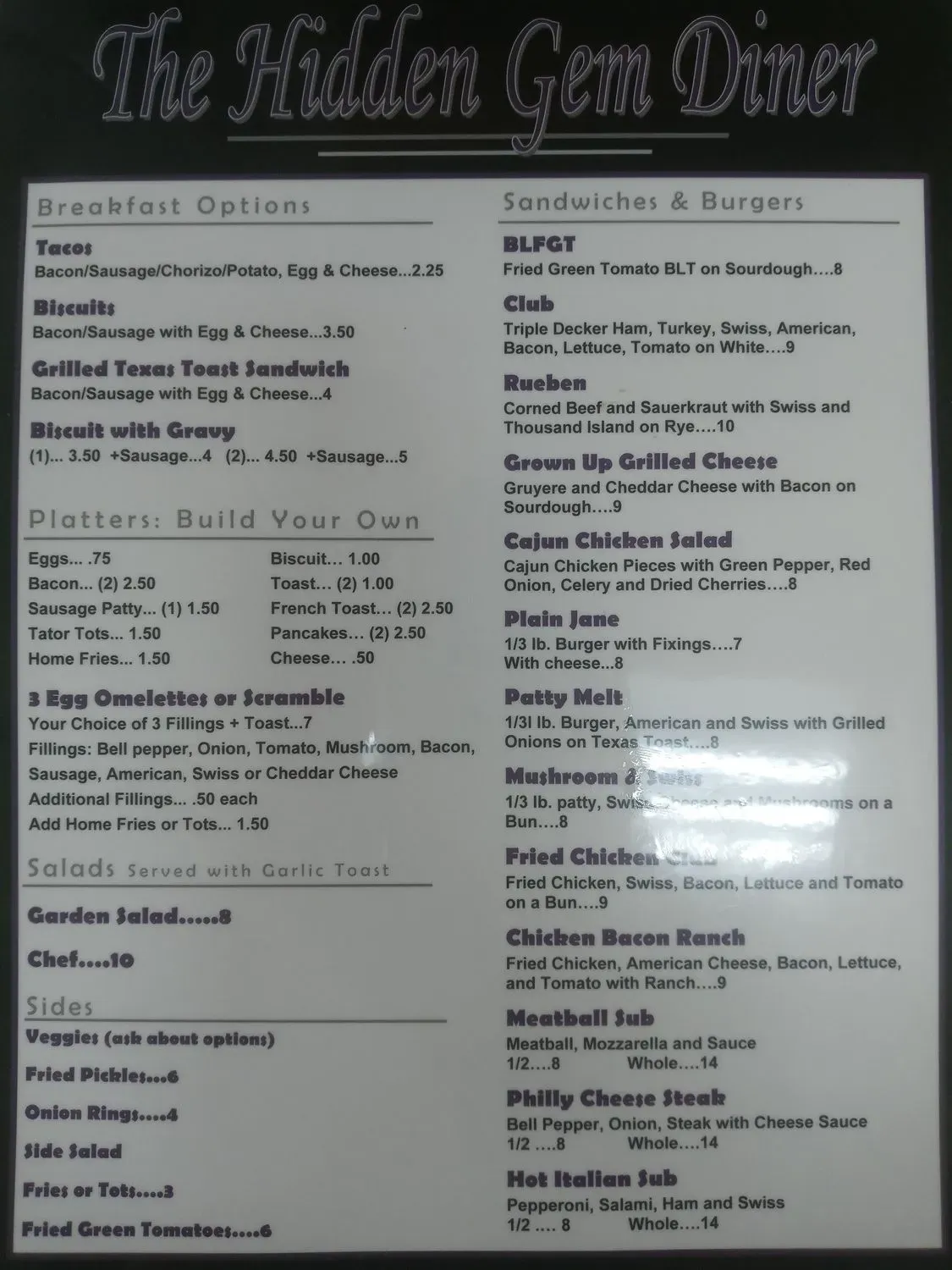 Menu 3