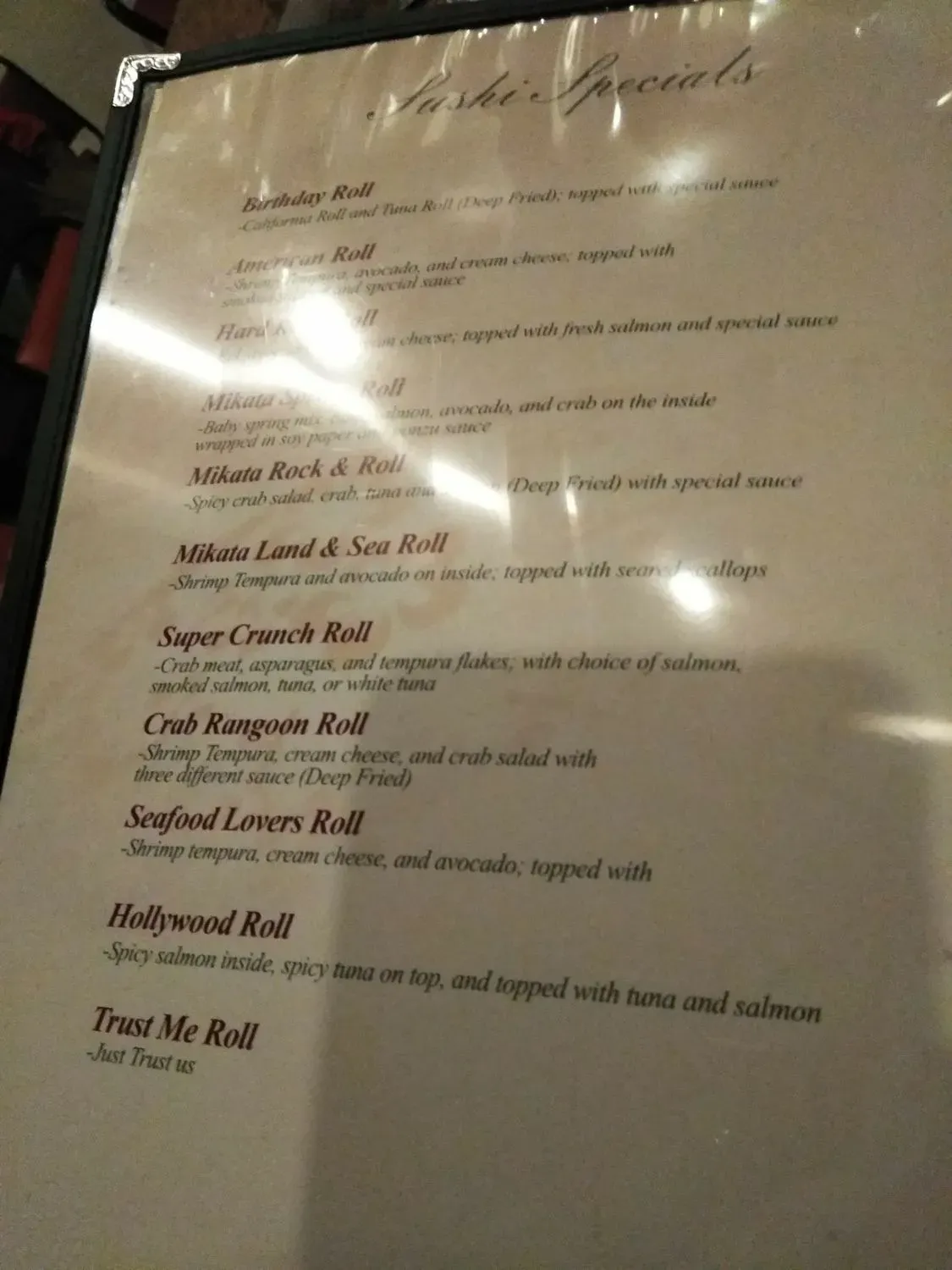 Menu 2