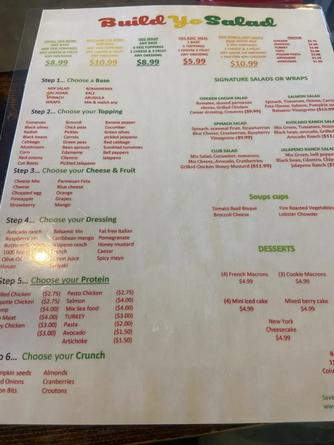 Menu 2