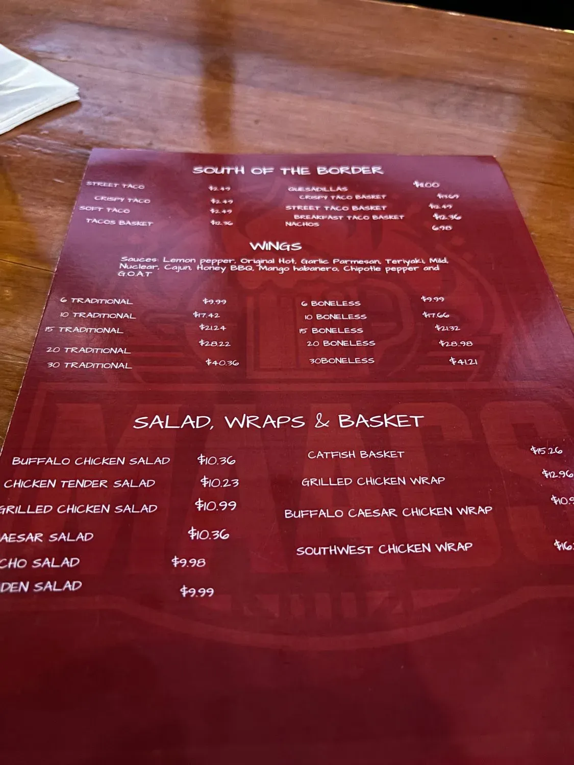 Menu 4