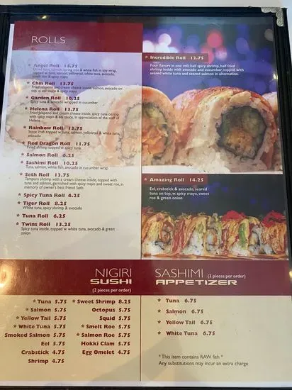 Menu 2