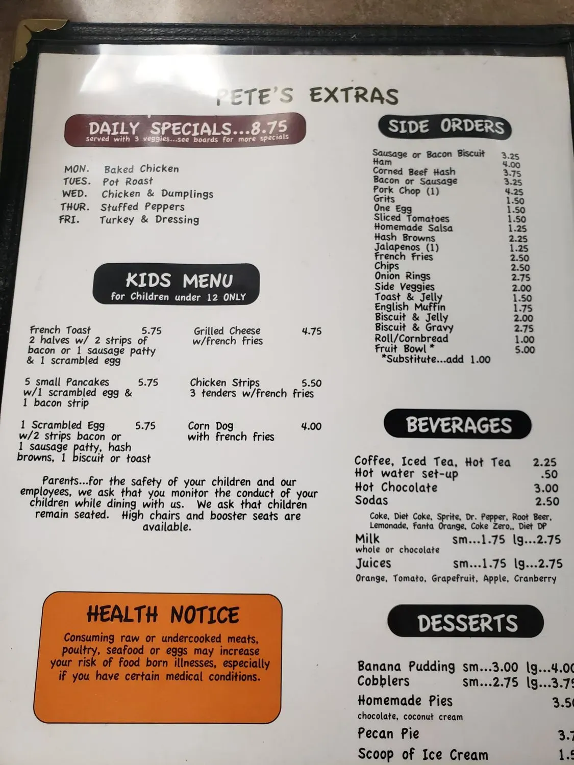 Menu 3