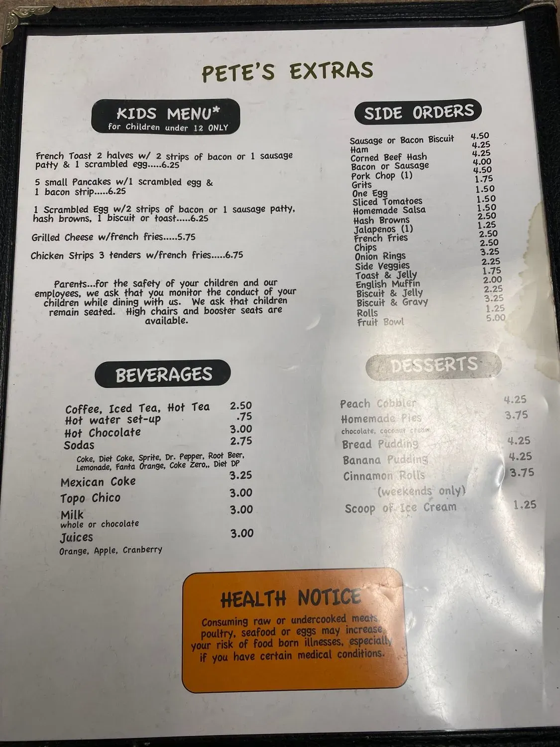 Menu 4