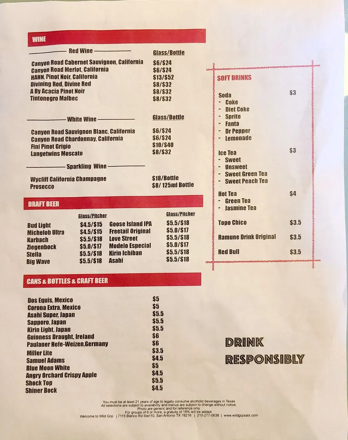 Menu 2