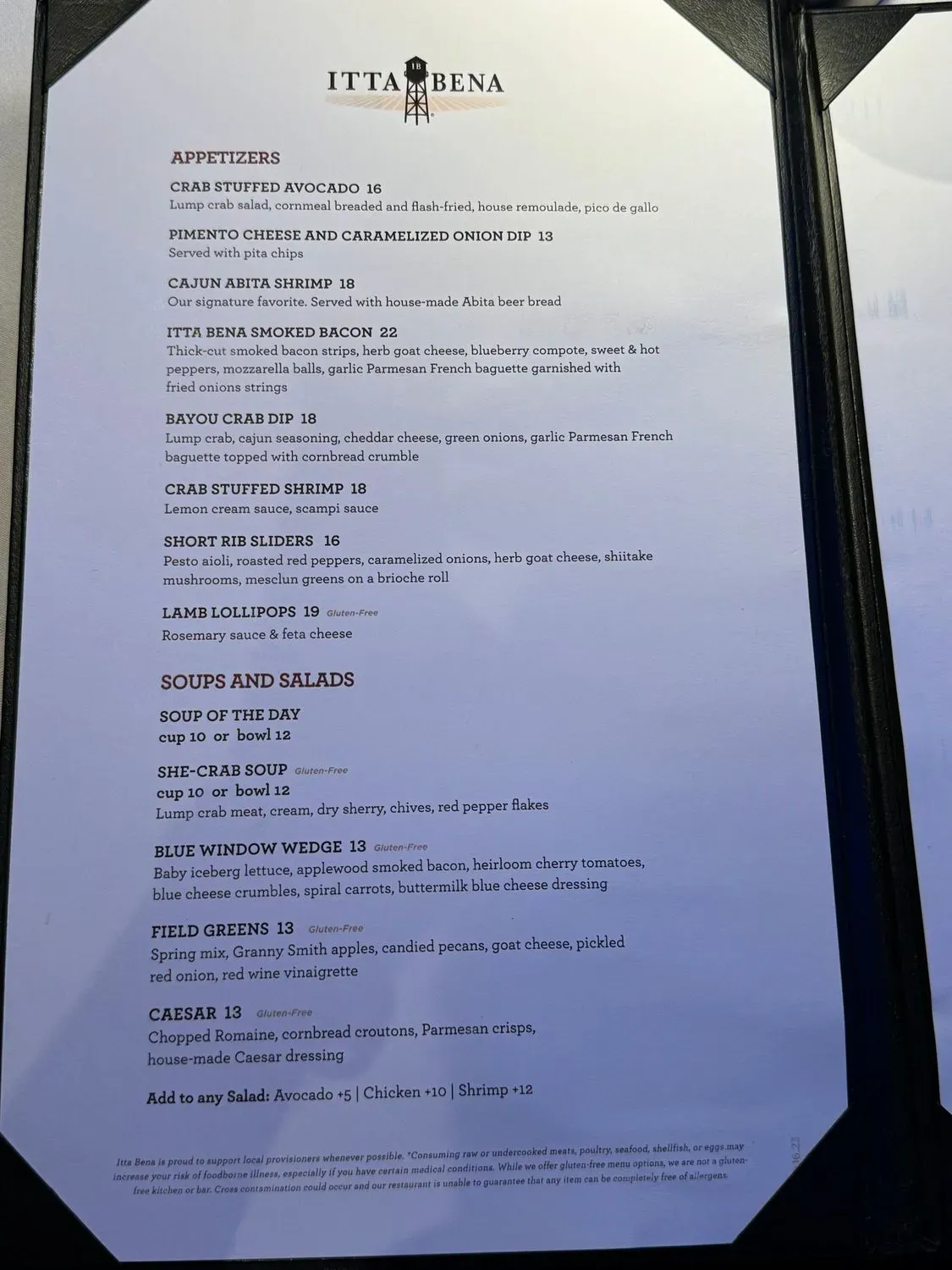 Menu 6